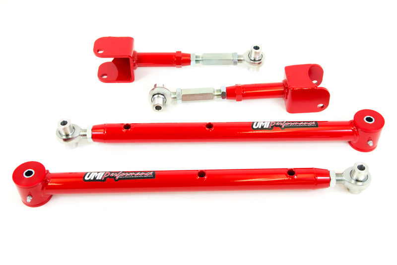 UMI Performance 64-67 GM A-Body Adjustable Upper & Lower Control Arm Kit - 401419-R