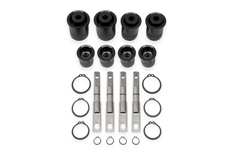BMR 14-19 Chevrolet Corvette C7 Front Upper & Lower Control Arm Bearing Kit - Black Anodized - CBK576