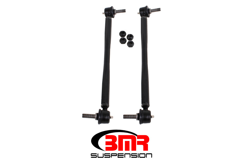 BMR 12-15 5th Gen Camaro Front Sway Bar End Link Kit - Black - ELK011