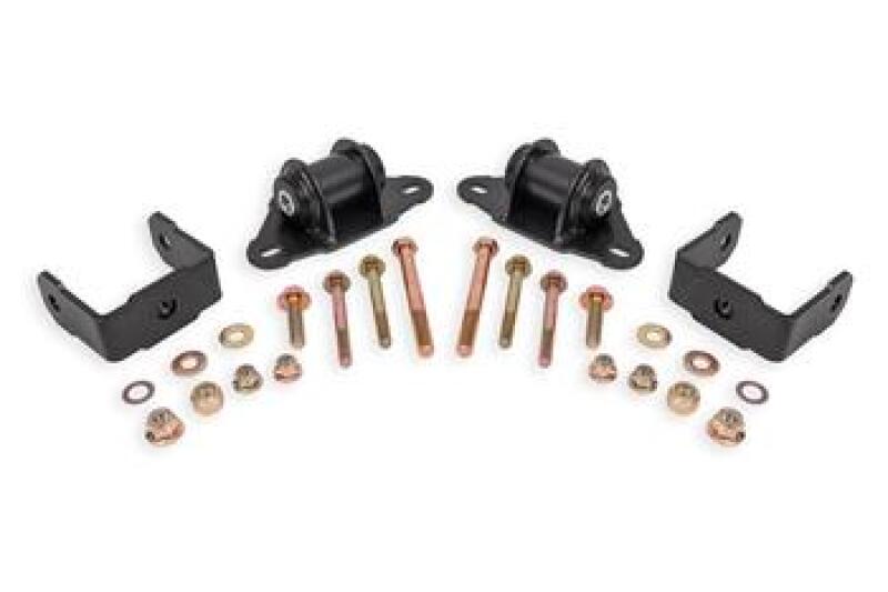BMR 14-19 Chevrolet Corvette Transmission/Differential Mount - Black Hammertone - TM571H