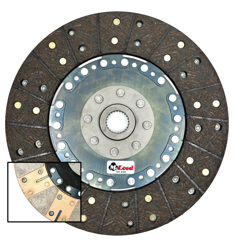 McLeod Racing RST HD Twin w/ Steel Flywheel - 07-09 Ford GT500 8 Bolt - 1-1/8 x 26 Spline - 164T - 6908-07MD