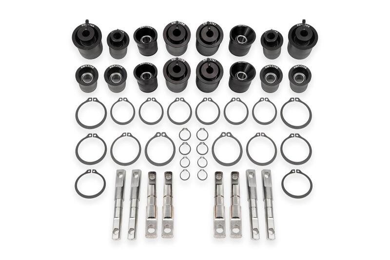 BMR 06-13 Chevrolet Corvette (C6) Z06/ZR1 Front & Rear Control Arm Bearing Kit - Black Anodized - CBK565