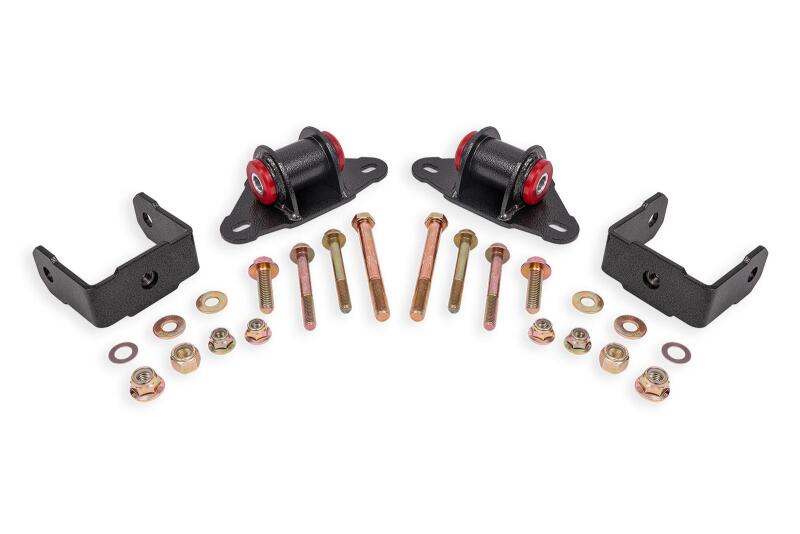 BMR 14-19 Chevrolet Corvette C7 Polyurethane Transmission/Differential Mount - Black Hammertone - TM570H