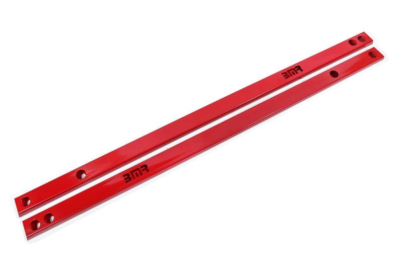 BMR 15-20 S550 Mustang Chassis Jacking Rails (Shorter Tube) - Red - CJR760R