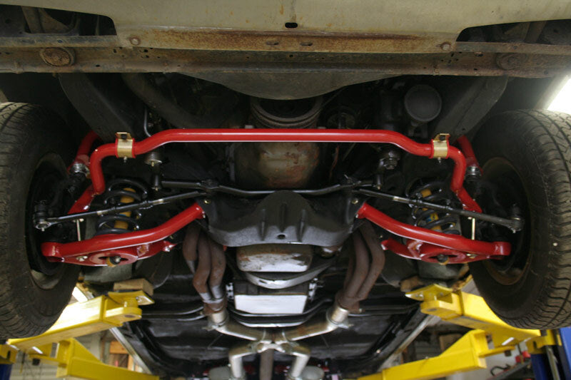 UMI Performance 64-72 GM A-Body 1-1/4in Solid Front Sway Bar - Black - 4035-B