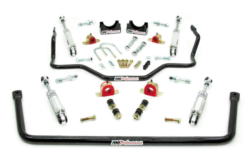 UMI Performance 73-87 GM C10 Handling Kit Stage 1.5 Viking Shocks - Black - 64015-B