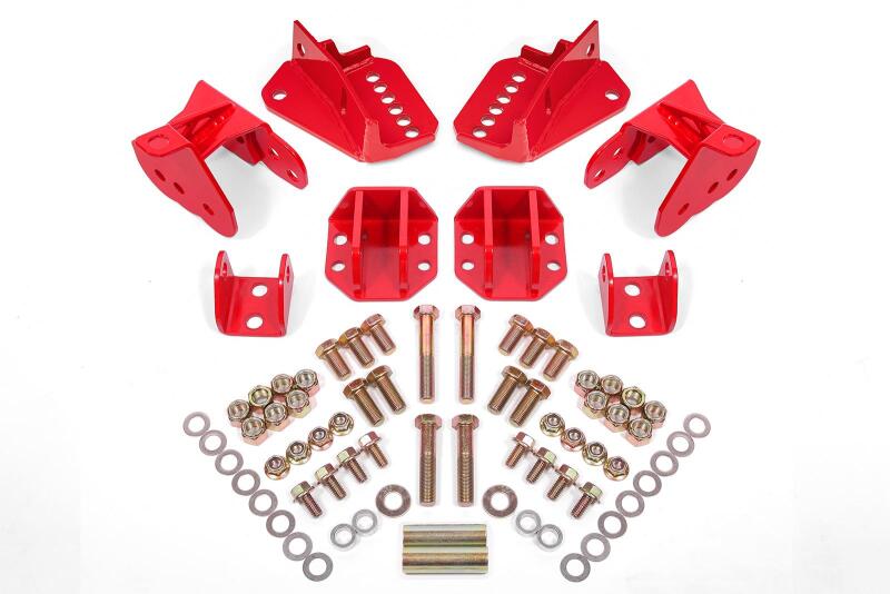 BMR 64-72 GM A-Body Rear Coilover Conversion Kit - Red - CCK404R