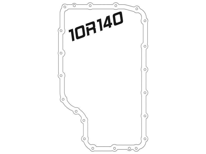 aFe 20-21 Ford Truck w/ 10R140 Transmission Pan Raw POWER Street Series w/ Machined Fins - 46-71220A