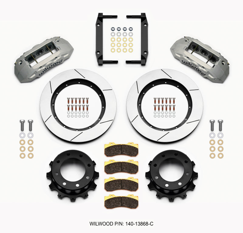 Wilwood TX6R Rear Kit 15.50in Clear Ano 2005-2012 Ford F250/F350 4WD - 140-13868-C
