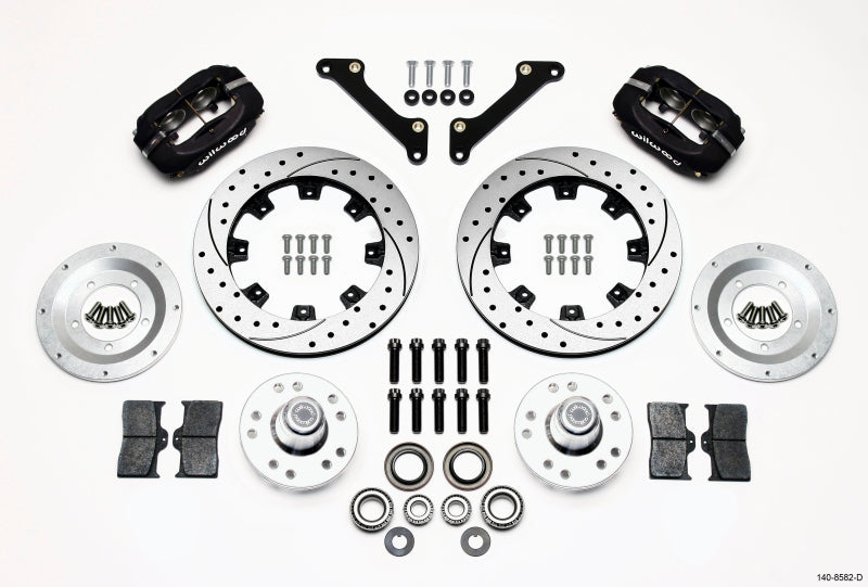 Wilwood Forged Dynalite Front Kit 12.19in Drilled 70-78 Camaro - 140-8582-D