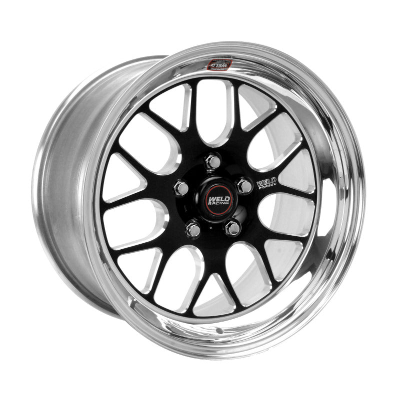 Weld S77 17x10.5 / 5x4.75 BP / 8.3in. BS Black Wheel (Medium Pad) - Non-Beadlock - 77MB7105B83A