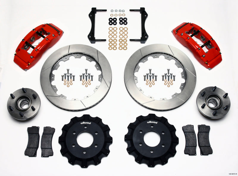 Wilwood TC6R Front Kit 16.00in Red 2004-2008 Ford F150 - 140-9072-R