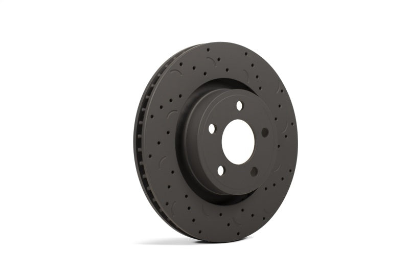 Hawk Talon 2015 Ford Mustang 320mm Drilled and Slotted Front Brake Rotor Set - HTC5386