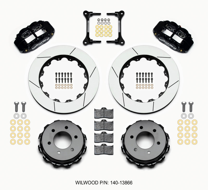 Wilwood Narrow Superlite 4R RearTruck Kit 14.25in 2012-Up Ford F150 (6 lug) - 140-13866