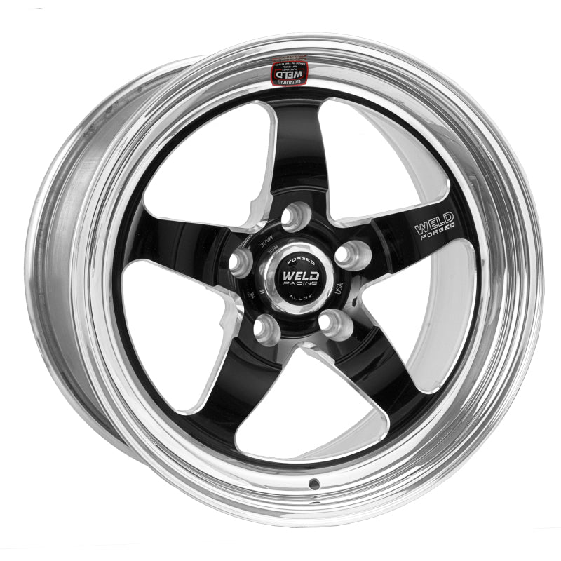 Weld S71 18x8 / 5x4.75 BP / 5.2in. BS Black Wheel (Low Pad) - Non-Beadlock - 71LB8080B52A