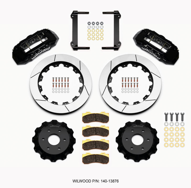 Wilwood TX6R Front Kit 16.00in Black 1999-2014 GM Truck/SUV 1500 - 140-13876
