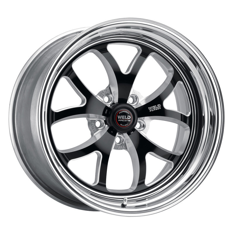 Weld S76 17x8 / 5x120mm BP / 6.3in. BS Black Wheel (Medium Pad) - Non-Beadlock - 76MB7080N63A
