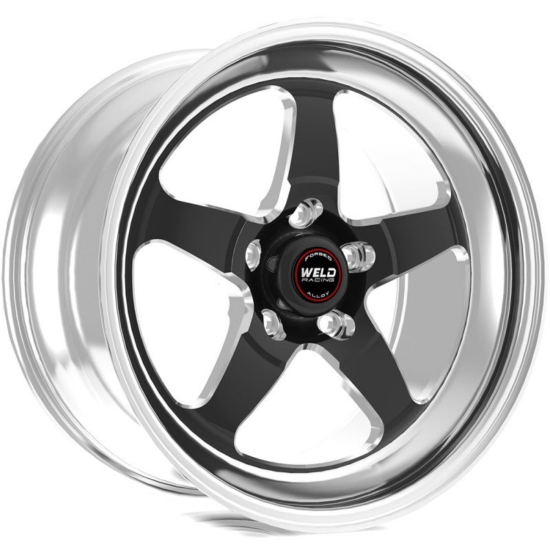 Weld S71 17x9 / 5x4.75 BP / 7.3in. BS Black Wheel (Medium Pad) - Non-Beadlock - 71MB7090B73A