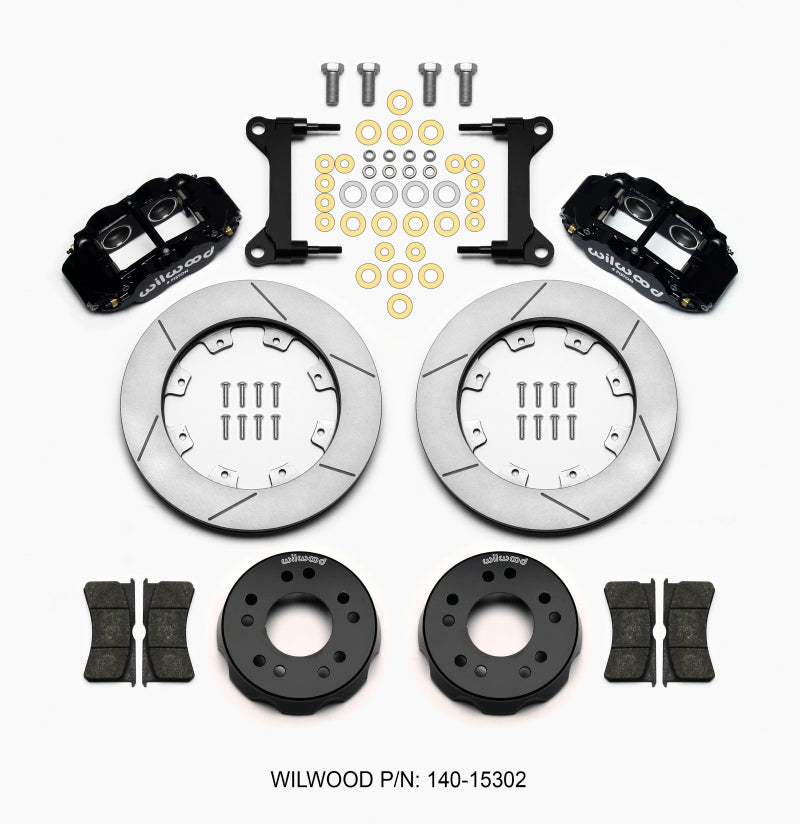 Wilwood Narrow Superlite 4R Front Kit 12.19in 63-87 C10 w/ Wilwood Pro Spindles - 140-15302