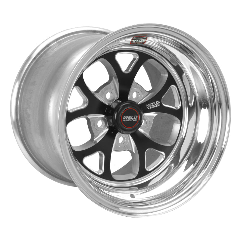 Weld S76 15x9.33 / 5x4.75 BP / 4.5in. BS Black Wheel (Low Pad) - Non-Beadlock - 76LB-509B45A
