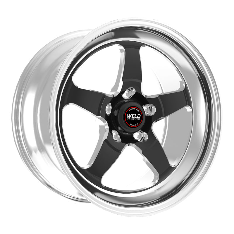 Weld S71 18x8 / 5x4.75 BP / 5.2in. BS Black Wheel (Low Pad) - Non-Beadlock - 71LB8080B52A