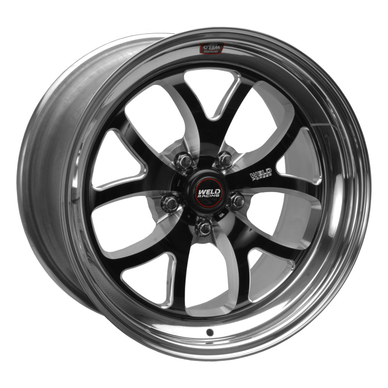Weld S76 18x5 / 5x120mm BP / 2.1in. BS Black Wheel (High Pad) - Non-Beadlock - 76HB8050N21A