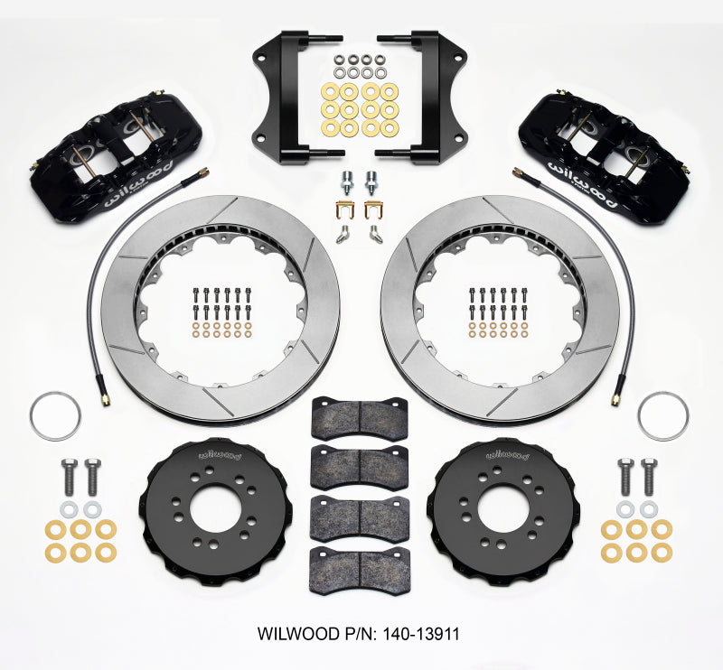 Wilwood AERO6 Front Hat Kit 15.00 2014-up Corvette C7 w/Lines - 140-13911