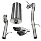 Corsa 2011-2014 GMC Yukon 6.2L V8 3in Cat-Back Single Side w Twin 4in Black Pro-Series Tips - 14882BLK