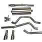 Corsa 14-19 GMC Sierra/Chevy Silv 1500 Crew Cab/Std. Bed 5.3L V8 Polished Sport Dual Rear CB Exhaust - 14870