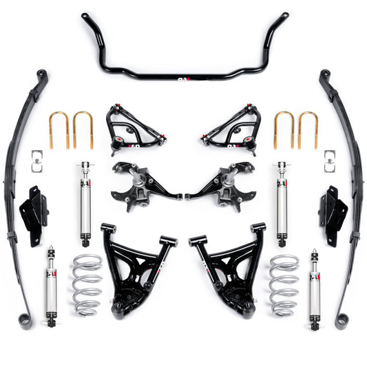 QA1 82-03 Chevy S10 2WD Handling Kit (2-4in/5in Drop) - Level 2 - HK02-GMS1