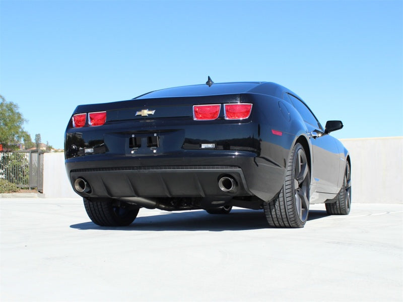 aFe MACHForce XP Exhaust 2.5in Stainless Steel CB/10-13 Chevy Camaro V6-3.6L (td) (polished tip) - 49-44042-P
