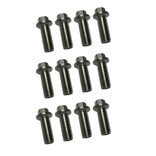 Kooks Early Ford Coyote  Header Bolt Kit (Coarse Thread) Qty 16 - M10 - 1.50 x 25mm Bolts - BK112