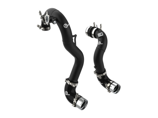 AFE 21-22 Ford Bronco L4-2.3L (t) BladeRunner Alum Hot/Cold Charge Pipe Kit - Black - 46-20574-B
