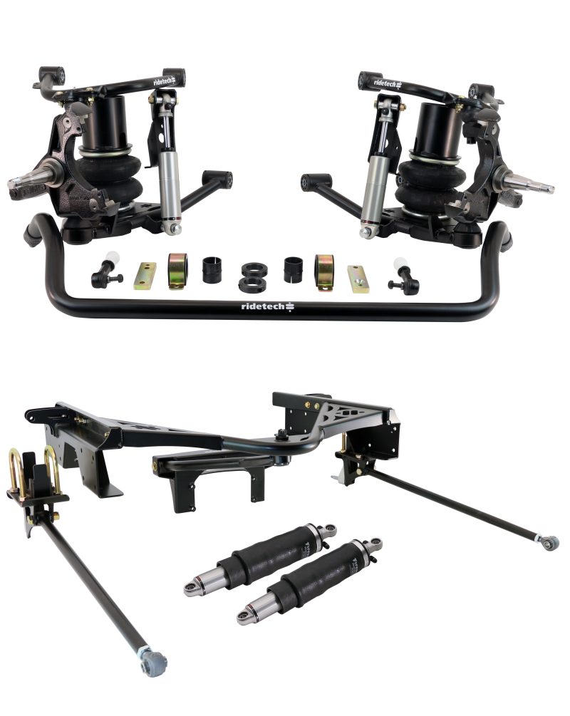 Ridetech 88-98 Chevy C1500 2WD Air Suspension System w/ LD Drop Spindles - 11370296