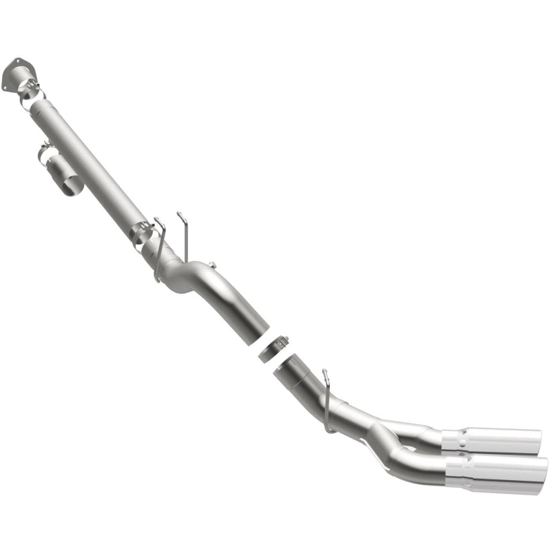 MagnaFlow 08-17 Ford F-250/F-350/F-450 4.6L/6.7 DPF-Back SS 4in Dual Single Passenger Side Rear Exit - 17873
