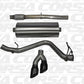Corsa 14-19 GMC Sierra/Chevy Silv 1500 Crew Cab/Short Bed 5.3L V8 Black Sport Single Side CB Exhaust - 14873BLK