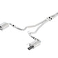 Borla Atak S Cat-Back 15-17 Ford Mustang GT 5.0L V8 MT/AT 2.5in pipe 4in tip (Black Chrome) - 140591BC