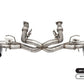 Corsa 2020-2025 Chevrolet Corvette C8 RWD 3in Valved Cat-Back Delete w/ NPP w/4.5in CF Black PVDTips - 21105CFBLK