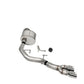 Corsa 2021-2025 Ford F-150 Regular Cab/6.5in Bed 5.0L V8 Xtreme Cat-Back Front of Tire Exit-Polished - 21141