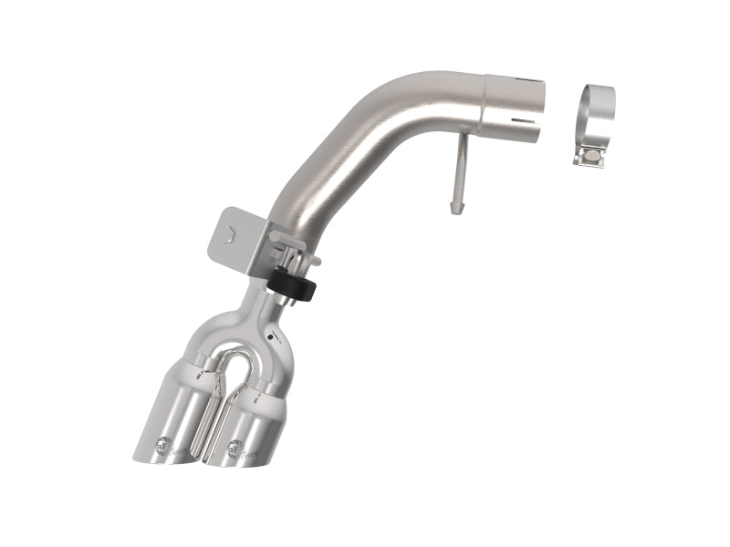 aFe Rebel Series 3in 304 SS Axle-Back Exhaust Side Exit w/ Polished Tips 19 Ford Ranger L4-2.3L (t) - 49-33110-P