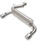 aFe Vulcan 3in 304 SS Axle-Back Exhaust 2021 Ford Bronco L4-2.3L (t)/V6-2.7L (tt) w/ Polished Tips - 49-33137-P