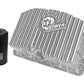 aFe Street Series Engine Oil Pan Raw w/ Machined Fins; 11-17 Ford Powerstroke V8-6.7L (td) - 46-70320