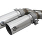 aFe Rebel Series 3in. to 2.5in. 409 SS C/B Exhaust 11-14 Ford F-150 V6-3.5L (tt) - Polished Tip - 49-43078-P