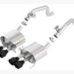 Borla 14-17 C7 Corvette Stingray Axle-Back ATAK Exhaust 2.75in to Muffler Dual 2.0in Out 4.25in Tip - 11863CB