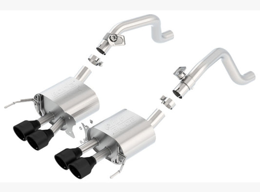 Borla 14-17 C7 Corvette Stingray Axle-Back ATAK Exhaust 2.75in to Muffler Dual 2.0in Out 4.25in Tip - 11863CB