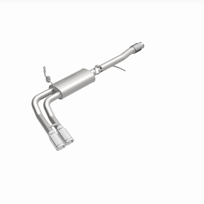 Magnaflow 14 Chev Silverado V8 5.3L CC/EC Dual Same Side Before P/S Tire Exit SS Cat Back Perf Exh - 15270