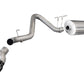 Corsa 11-13 GMC Sierra 6.0L V8 3in Cat-Back Single Side w Twin 4in Black Pro-Series Tips - 14792BLK