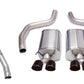 Corsa 06-11 Chevrolet Corvette C6 Z06/ZR1 Sport Cat-Back Dual Rear Exit w/ Twin 4.0in Black Tips - 14164CB1BLK