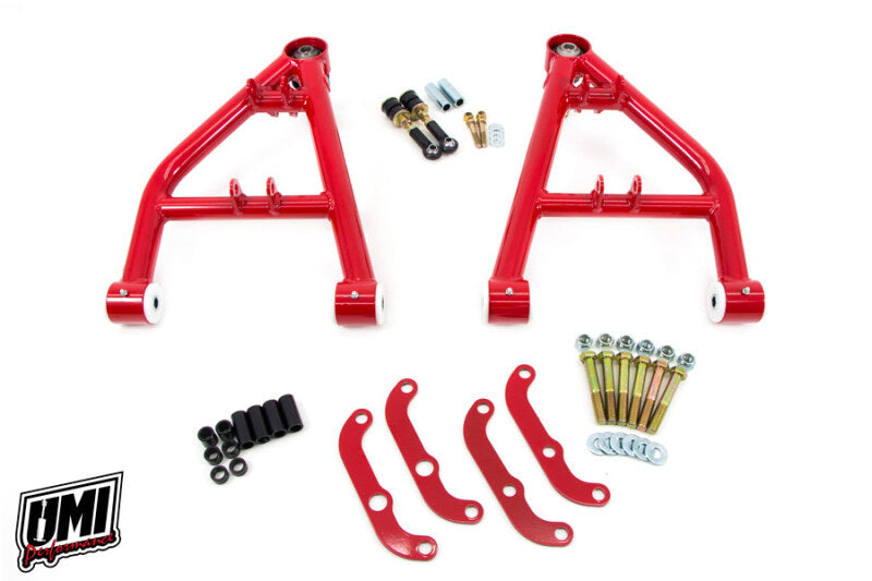 UMI Performance 64-72 GM A-Body Tubular Lower Front A-Arms Corner Max Tall Ball Joint - 4062-1-R