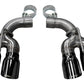 Corsa 2017-24 Chevy Camaro ZL1 2.75in Inlet / 4.0in Outlet Black PVD Tip Kit (For Corsa ExhaustOnly) - 14774BLK